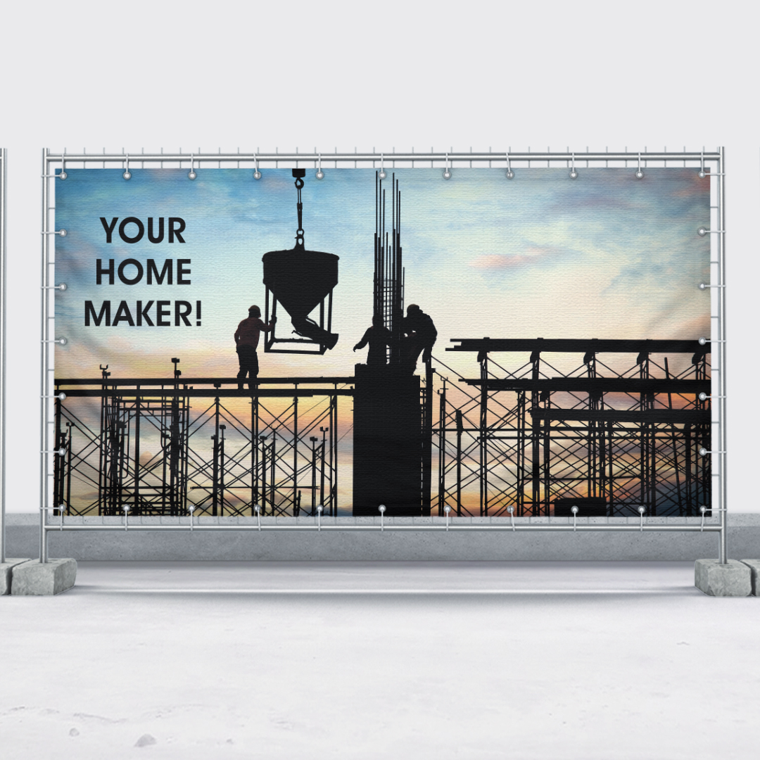 Bauzaunbanner drucken