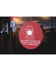 Mondkapje Stickers