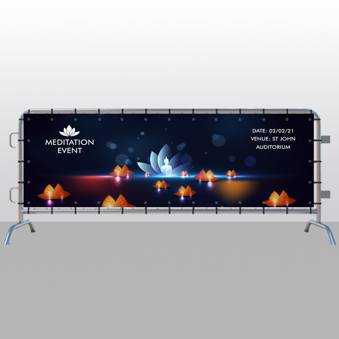 Planen für Absperrgitter