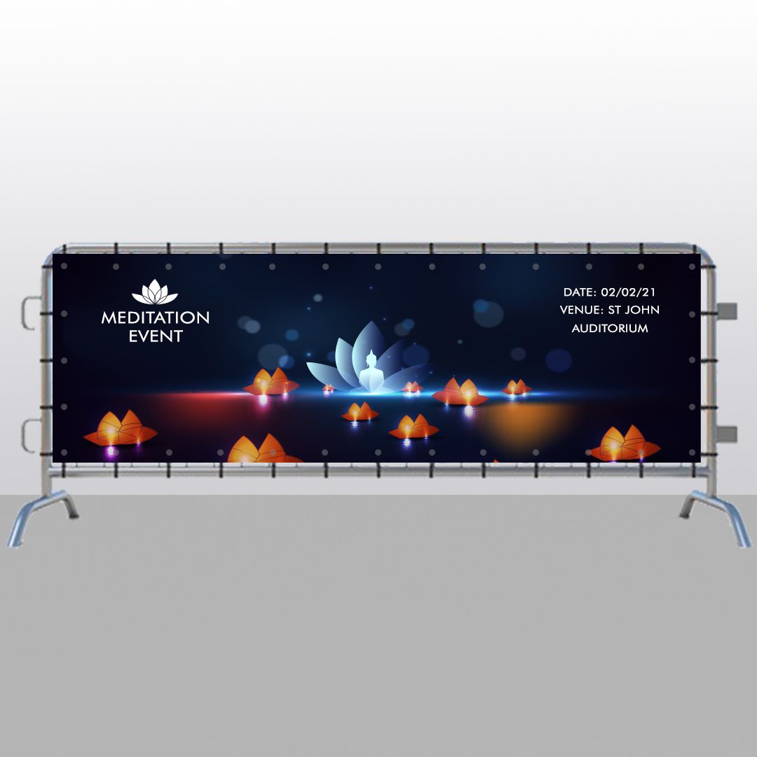 CPTA Banner für Absperrgitter 