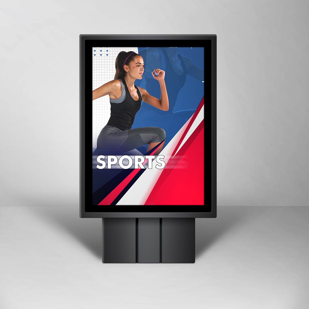 Leuchtkasten Plakate