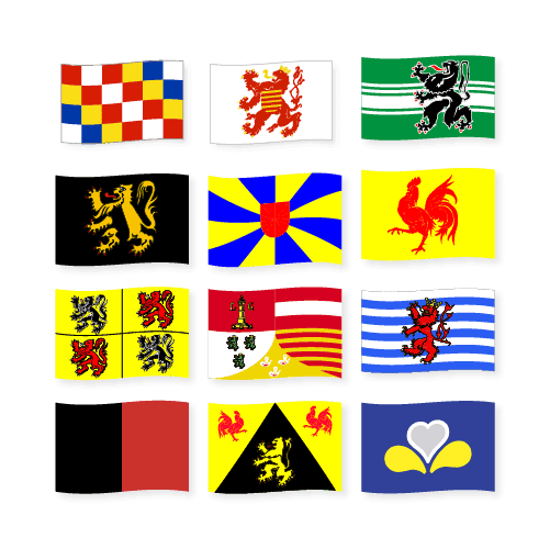 Provincievlaggen België