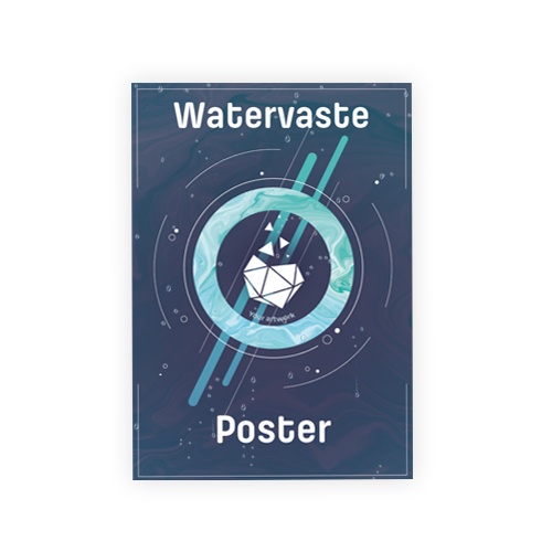 Wasserfestes Plakate