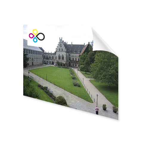 Selbstklebendes Plakate